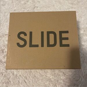 Brown Yeezy slides